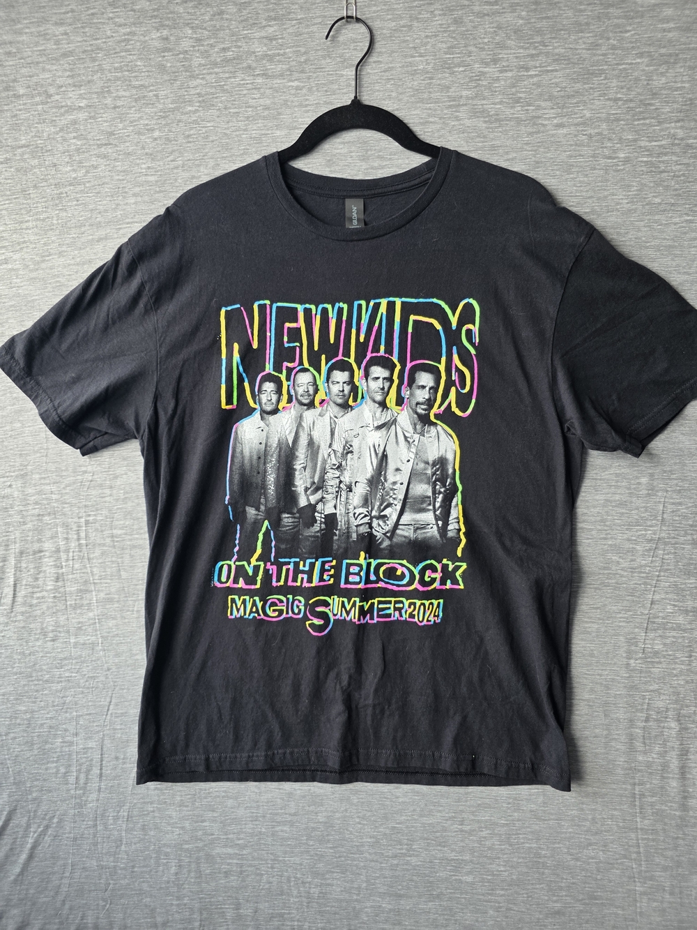 New Kids on the Block Magic Summer 2024 Tour T-Shirt Black Large NKOTB Concert